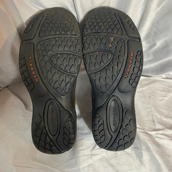 Merrell Encore Eclipse Brown Leather Clog Loafer 7 Comfort Ortholite Work Nurse‎ - Picture 8 of 9